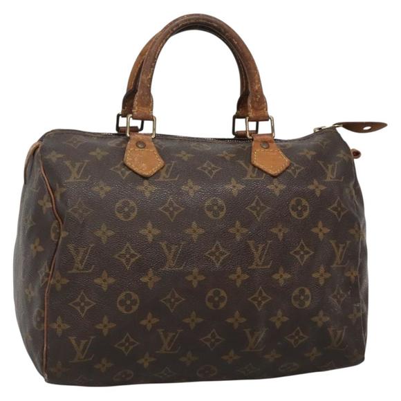 LOUIS VUITTON Monogram Speedy 30 Hand Bag M41526 LV Auth 132904 - Picture 1 of 16